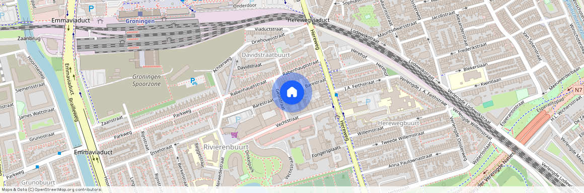 Rivierenbuurt, 9725 CP, Barestraat, Groningen