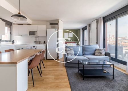 Monthly rental Penthouse with One bedroom near Puerta de Atocha Station - Photo 3