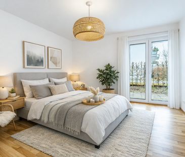 Moderne Terrassenwohnung mit kleinem Garten ab 1.7. - Photo 2