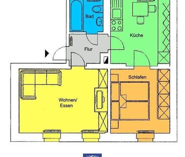 Gemütliche Wohnung mit großer Küche sowie Tageslichtbad mit Wanne! - Photo 2