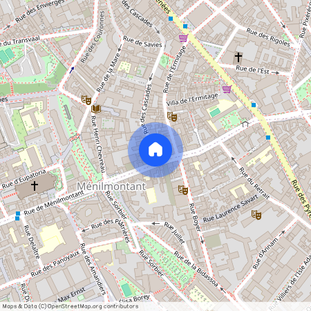 1 Rue des Cascades, 75020 Paris 20