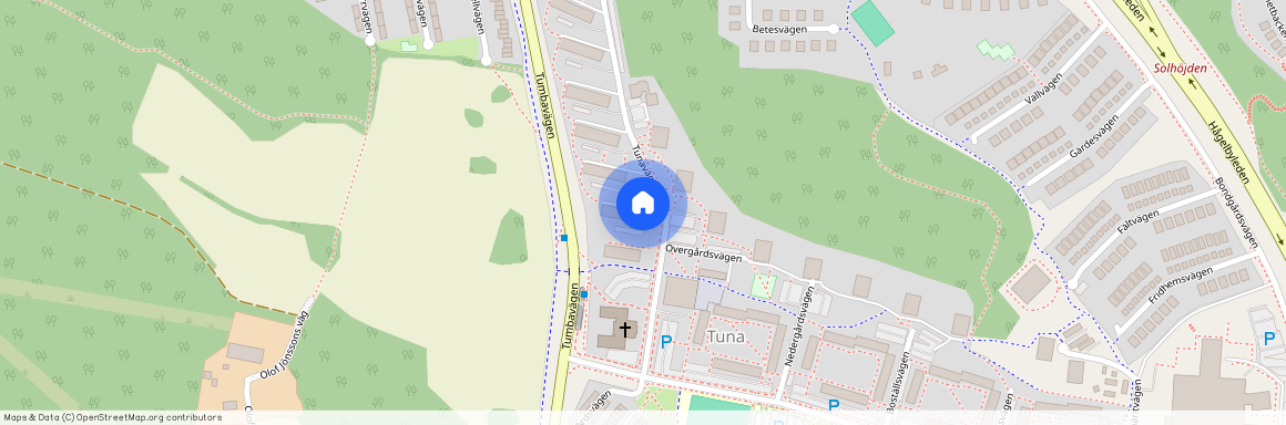 Tunavägen 1J, Tumba