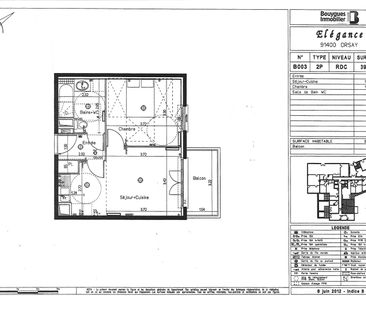 Location Appartement 2 pièces 39m² - Photo 3