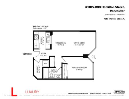 888 Hamilton Street, Unit #1105 - Photo 3