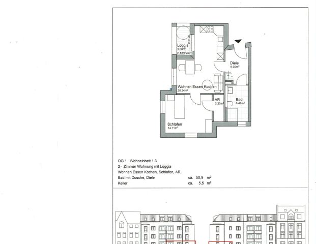 Neubau-Etagenwohnungen mit Fahrstuhl im Zentrum - Foto 1