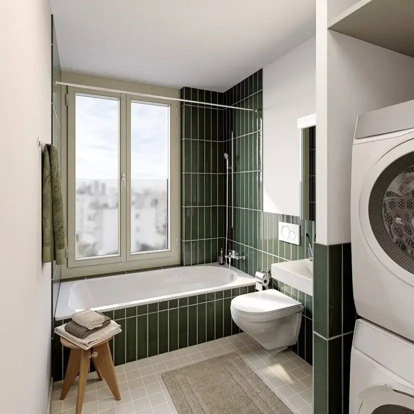 2.5 Zimmer, 61 m², 3. Stock - Photo 1