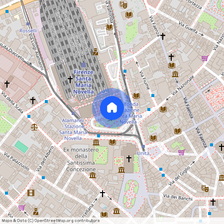 Piazza della Stazione, Florence, Tuscany 50123