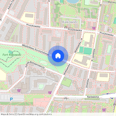 ul. Władysława Korotyńskiego, Rakowiec, Ochota, Warszawa, mazowieckie