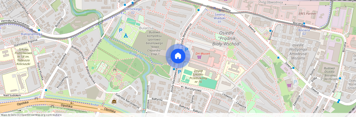 ul. Józefa Mackiewicza, Prądnik Biały Wschód, Prądnik Biały, Kraków, małopolskie