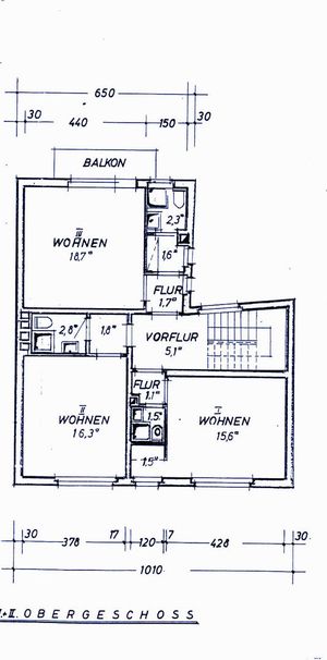 Zentrale 1-Zimmer-Wohnung nahe der Universität mit Balkon - frei ab 01.12.2024 - Foto 2