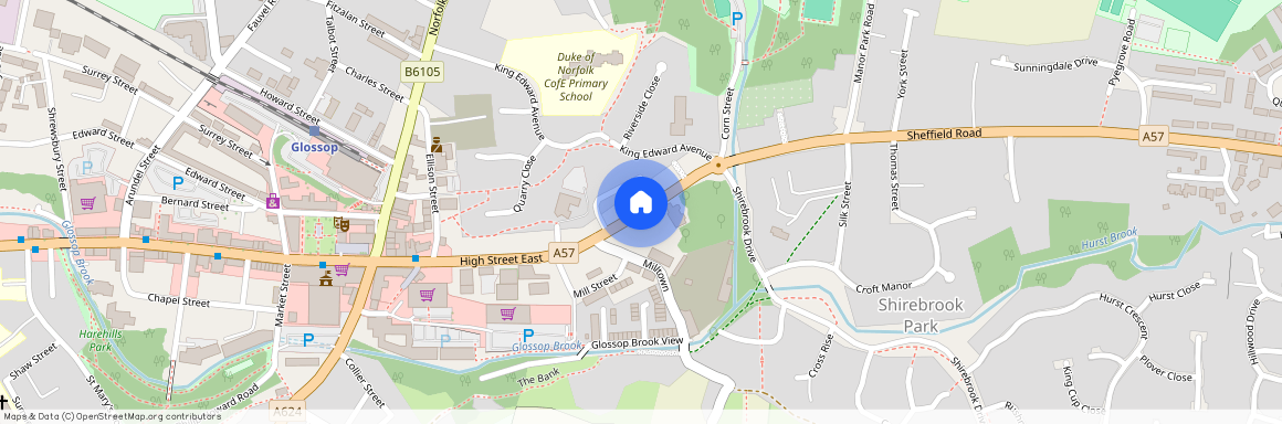 High Street East, Glossop, Derbyshire, SK13