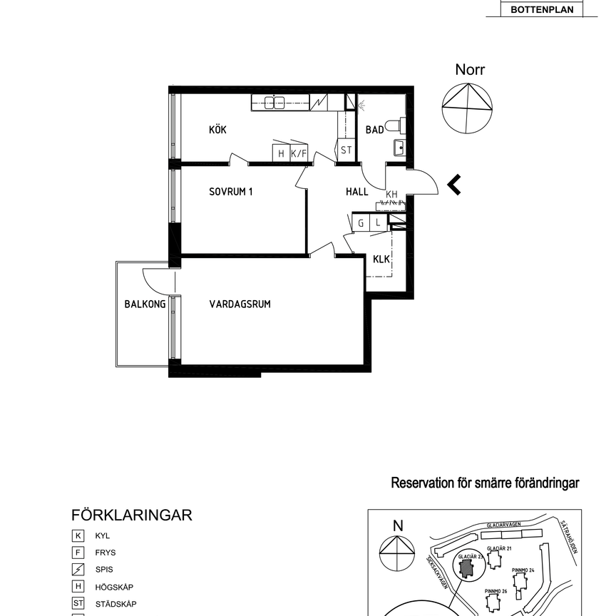 Glaciärvägen 23, våning 1 - Foto 1