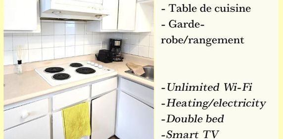 Studio tout inclus 1 1/2 - 10 min du terminus Longueuil - disponible 1er juin 2026 - Photo 2