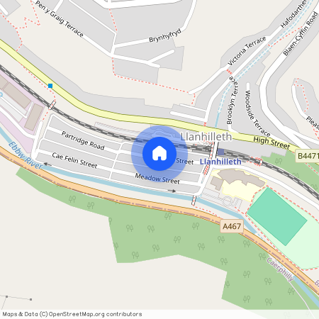 Railway Street, Llanhilleth, Abertillery