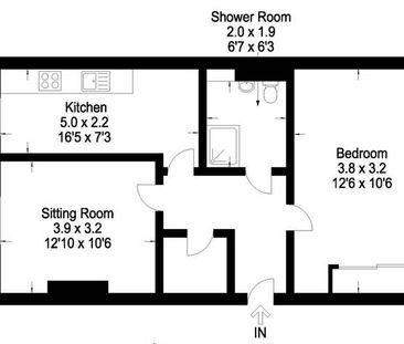 1 Bed Flat, Shakespeare Street, G20 - Photo 2