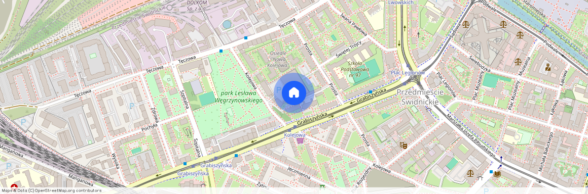 ul. Kolejowa, Przedmieście Świdnickie, Stare Miasto, Wrocław, dolnośląskie