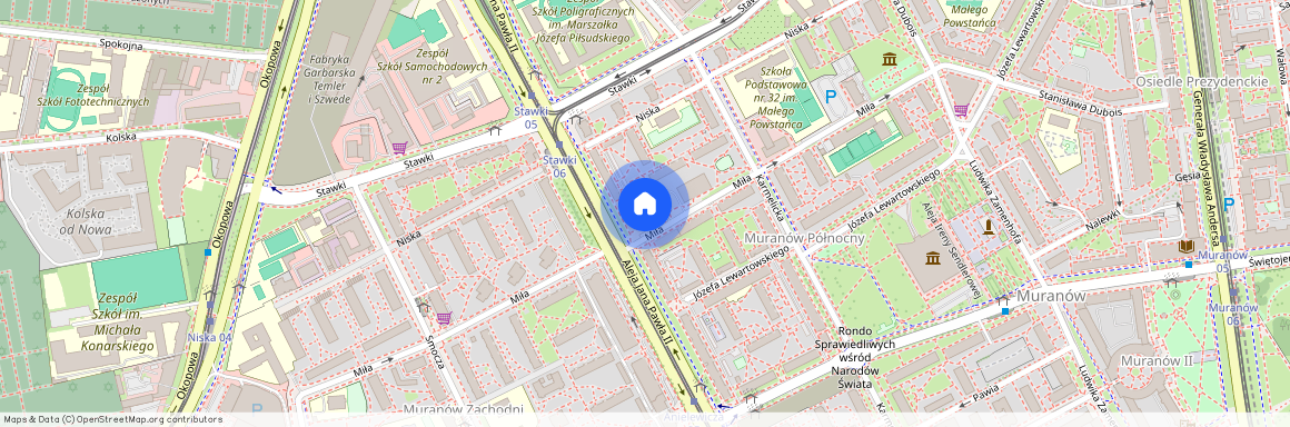 Warszawa, Śródmieście, Śródmieście, Północne, Aleja, Jana, Pawła, II
