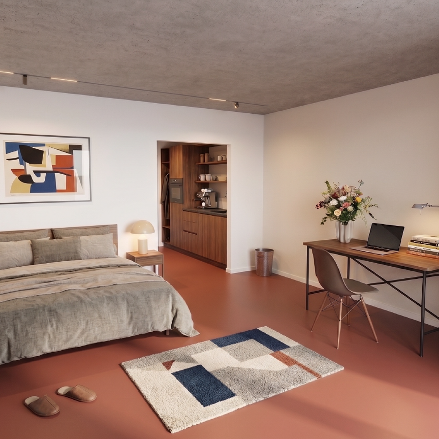Moderne 1.5-Zimmer-Neubauwohnung mit Balkon in Zürich-Affoltern - Photo 1