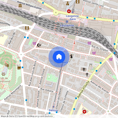 Avenue du Rond-Point 1b, Lausanne