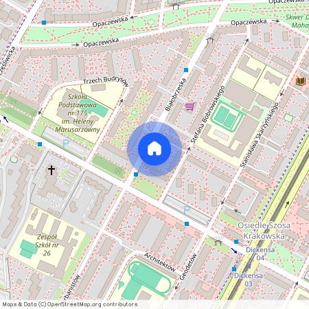 Warszawa, Ochota, Szczęśliwice, Białobrzeska