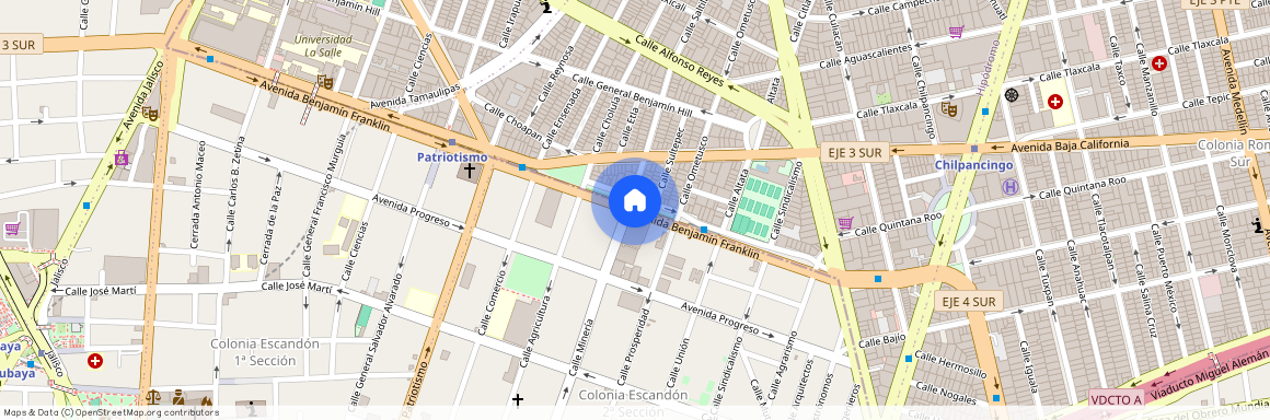 Renta de departamento Benjamín Franklin, Colonia Hipódromo, C.P. 06100, Df / Cdmx
