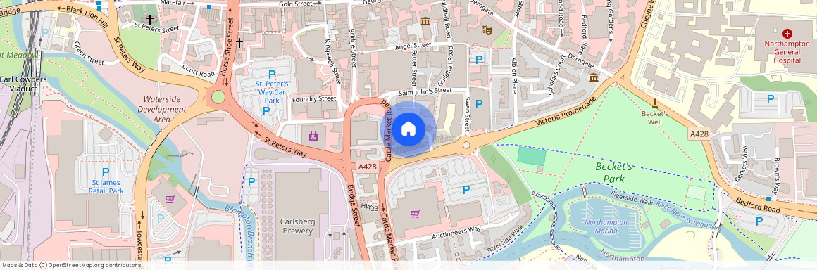 Victoria Gardens, Town Centre, NN1 1HJ