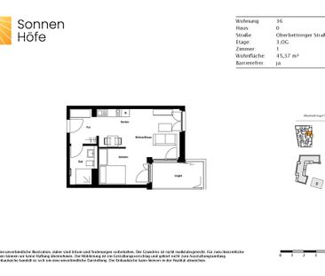 Kompakte 1-Zimmer-Wohnung mit Loggia - Photo 2
