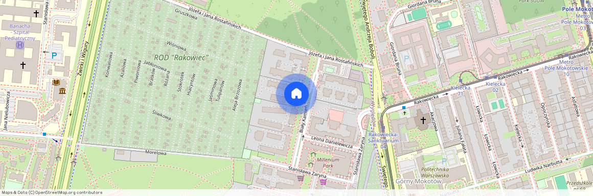 Mokotów, Wyględów, ul. Biały Kamień 5, Warszawa