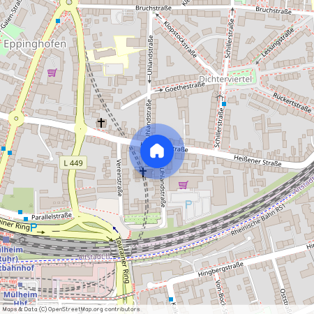 Uhlandstraße 31, 45468 Mülheim OT Eppinghofen