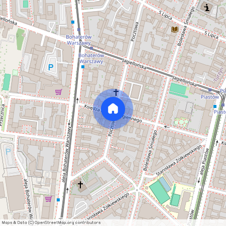 ks. Piotra Ściegiennego, ŚRÓDMIEŚCIE-CENTRUM, SZCZECIN, ZACHODNIOPOMORSKIE