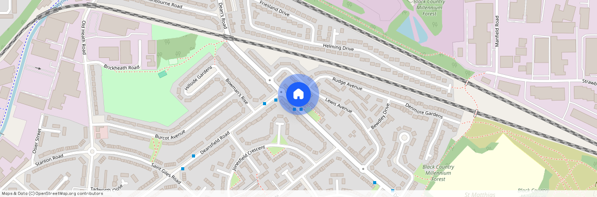 Deans Road, West Midlands WV1