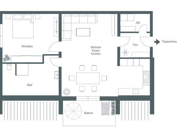 Neubau: zentral, EBK, Balkon, Tiefgarage, Aufzug, barrierefrei - Photo 1