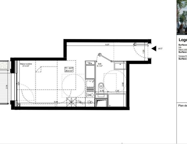 location Appartement T1 DE 26.4m² À LE HAVRE - Photo 1