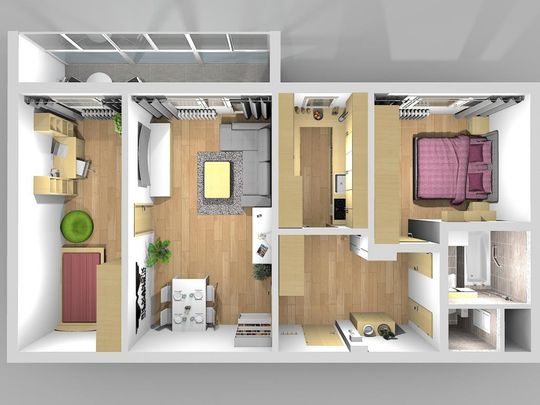 Pronájem bytu 3+1 63 m2 - Fotografie 1