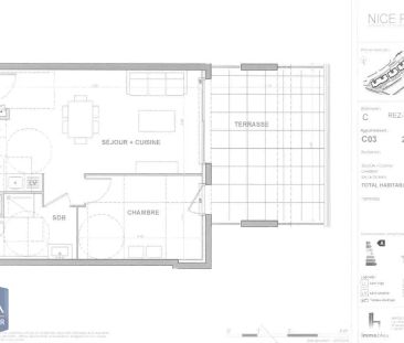 Appartement à louer 2 pièces 43.5m² - Photo 1