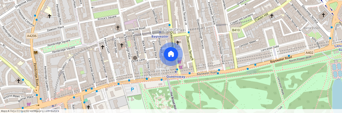 Queensway, Queensway, W2