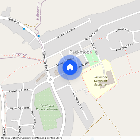 Samuel Street, Packmoor, Stoke on Trent