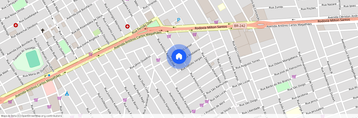 RUA HAROLDO CAVALCANTE, 204 - PRÓXIMO AO HIPERMERCADO MARABÁ - Ouro Branco, Barreiras, Bahia, 47802-310