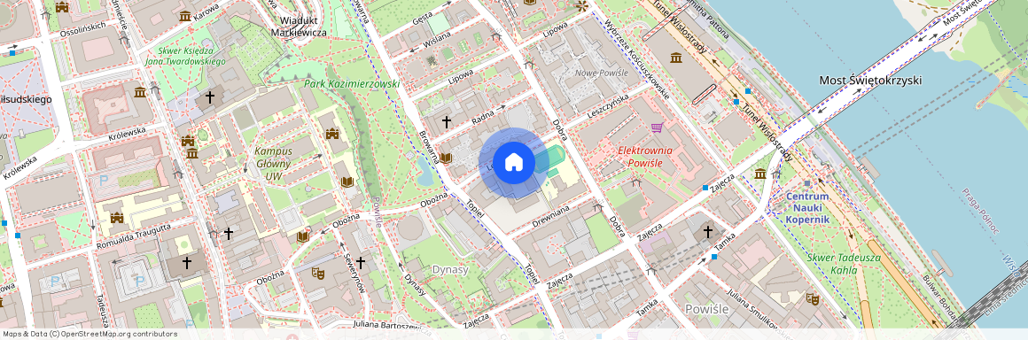 ul. Leszczyńska 1, Powiśle, Śródmieście, Warszawa, mazowieckie
