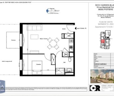 Appartement à louer 2 pièces 45.2m² - Photo 2