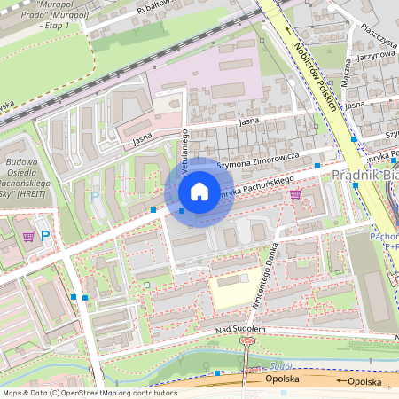 ul. Henryka Pachońskiego, Prądnik Biały, Prądnik Biały, Kraków, małopolskie