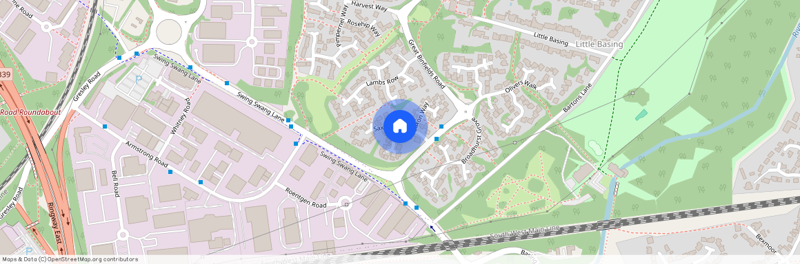 Saxon Way, Lychpit, Basingstoke, Hampshire, RG24