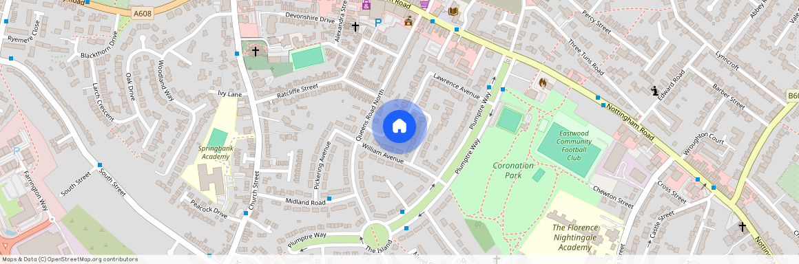 Sutton Court, Eastwood, Nottingham, Nottinghamshire, NG16