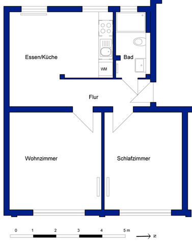 Gemütliche 2-Zimmer-Wohnung mit Duschbad - Photo 5