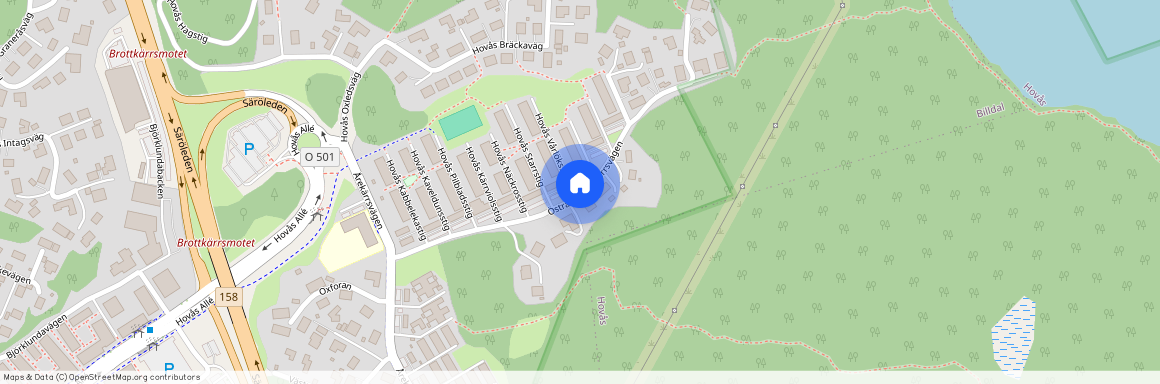 Östra Kopparkärrsvägen, Hovås