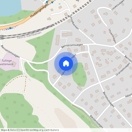 Hålvasterssonsvägen, Tullinge