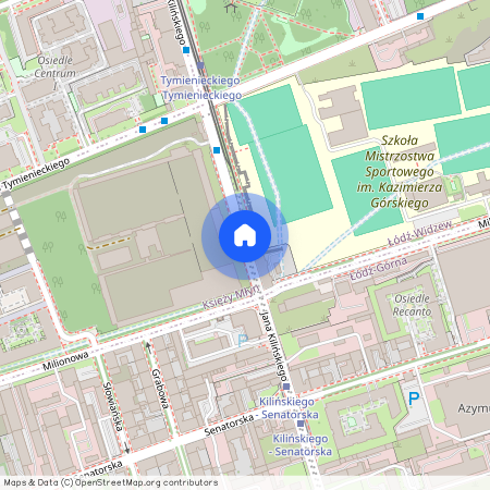 ul. Jana Kilińskiego, Księży Młyn, Widzew, Łódź, łódzkie