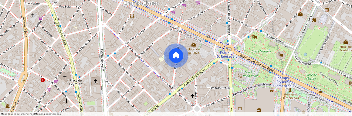 Rue de Marignan, Francja, Paris