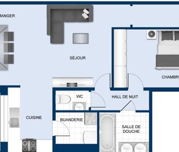 Appartement te huur in Neder-over-Heembeek voor € 1.150 met 1 slaap... - Photo 3