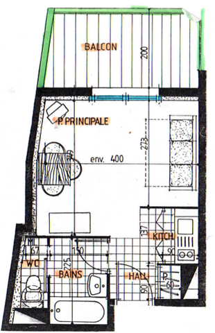 Location Appartement 1 pièce 22m² - Photo 4